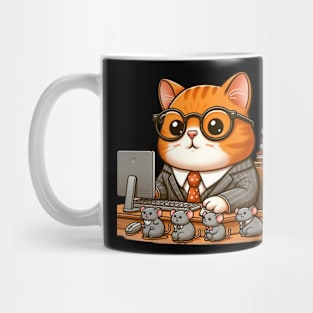 Cuddly Cat Manager Mug